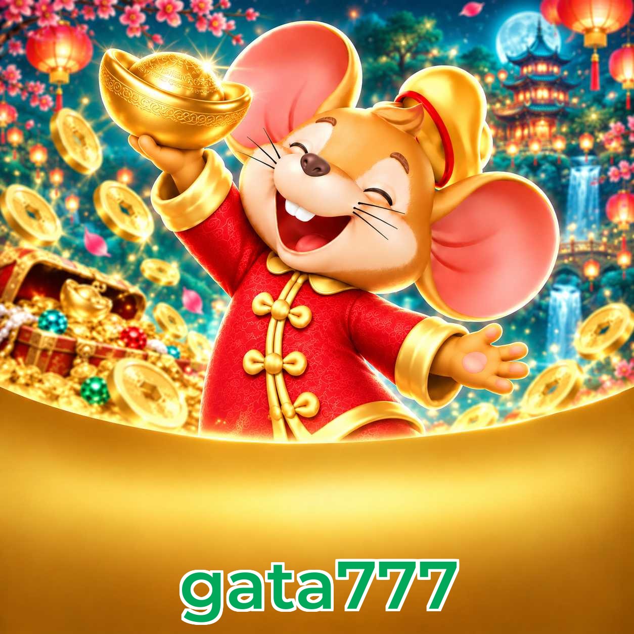 Pacote de boas-vindas ao criar conta na gata777