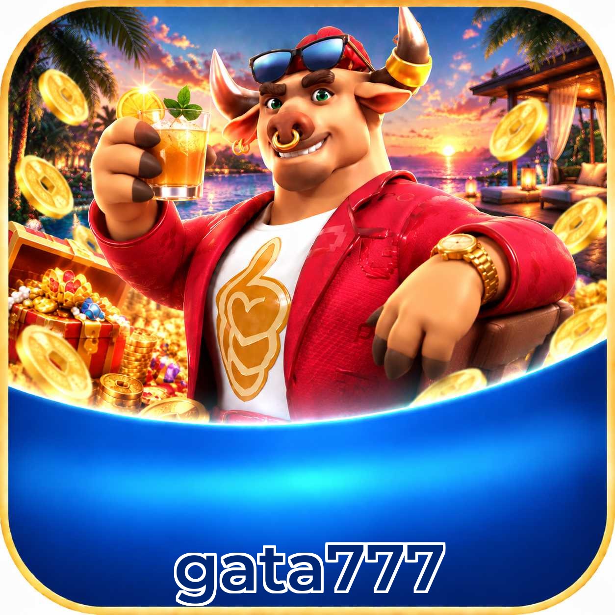App gata777 na tela inicial do iPhone via PWA Safari
